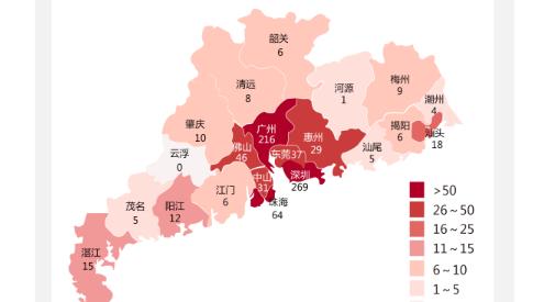 2月3日广东新增确诊病例114例，累计797例