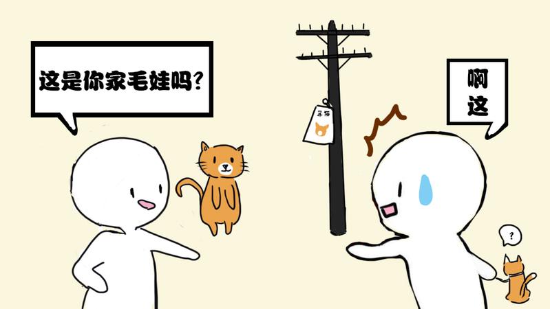 猫：你就是不想把我找回来吧！？